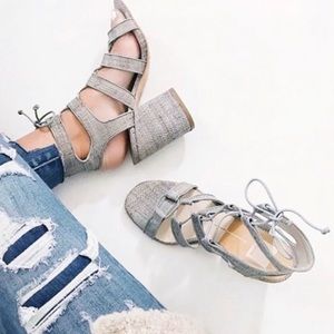 ✨SOLD✨Dolce Vita Eva Lace-Up Sandals